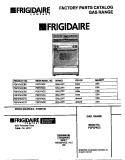 COVER Diagram and Parts List for FGF374CCSD  Frigidaire Range