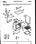 BODY PARTS Diagram and Parts List for 30-2551-23-03  Tappan Range