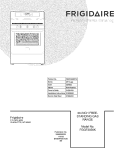 COVER Diagram and Parts List for FGGF3056KFM  Frigidaire Range