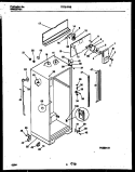 CABINET PARTS Diagram and Parts List for TRT21PNBD0  Tappan Refrigerator