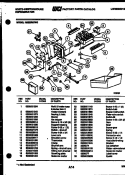 ICE MAKER PARTS Diagram and Parts List for RS225MCD0  Frigidaire Refrigerator