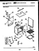 BODY PARTS Diagram and Parts List for GF830ND1  Frigidaire Range