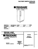 COVER Diagram and Parts List for FFU14M8GW0  Frigidaire Freezer
