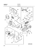 CONTROLS Diagram and Parts List for GS23HSZCB1  Frigidaire Refrigerator
