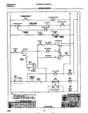 WIRING DIAGRAM Diagram and Parts List for FEF357CESA  Frigidaire Range