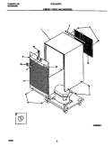 CABINET FRONT AND WRAPPER Diagram and Parts List for MDDQ40FF3  Frigidaire Dehumidifier