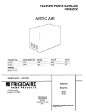 COVER Diagram and Parts List for CF150  Frigidaire Freezer
