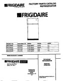 COVER Diagram and Parts List for FRT21PRCW2  Frigidaire Refrigerator
