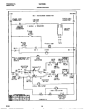 WIRING DIAGRAM Diagram and Parts List for WGF355BADF  Frigidaire Range