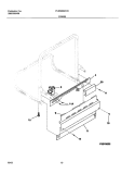 FRAME Diagram and Parts List for PLDS999CC0  Frigidaire Dishwasher