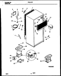 SYSTEM AND AUTOMATIC DEFROST PARTS Diagram and Parts List for FPGC18TAL3  Frigidaire Refrigerator