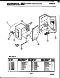 ELECTRICAL PARTS Diagram and Parts List for AS139L1K1  Frigidaire Air Conditioner