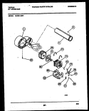 BLOWER AND DRIVE PARTS Diagram and Parts List for 49-2351-23-01  Tappan Dryer