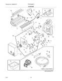 ICE MAKER Diagram and Parts List for FPHG2399MF2  Frigidaire Refrigerator