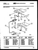GAS CONTROL Diagram and Parts List for 12-4980-00-01  Tappan Wall Oven