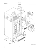 CABINET Diagram and Parts List for FRT21FR6AB0  Frigidaire Refrigerator