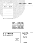 COVER Diagram and Parts List for FGFL67DCB  Frigidaire Range