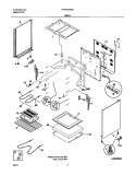 BODY Diagram and Parts List for FFF318AWA  Frigidaire Range