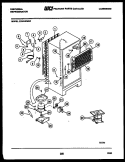 SYSTEM AND AUTOMATIC DEFROST PARTS Diagram and Parts List for GTN198CH2  Frigidaire Refrigerator