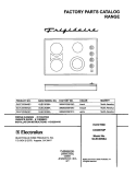 COVER Diagram and Parts List for GLEC30S8ABC  Frigidaire Cooktop