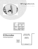 COVER Diagram and Parts List for FSC23F7DB1  Frigidaire Refrigerator