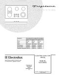 COVER Diagram and Parts List for GLEC36S8CBC  Frigidaire Cooktop