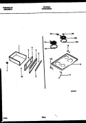 COOKTOP AND DRAWER PARTS Diagram and Parts List for FEF303BADA  Frigidaire Range