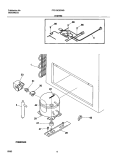 SYSTEM Diagram and Parts List for FFC13C6CW0  Frigidaire Freezer