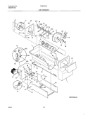 ICE CONTAINER Diagram and Parts List for FRS23X3AW0  Frigidaire Refrigerator