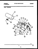 BURNER, IGNITER AND VALVE Diagram and Parts List for FDG336NBS0  Frigidaire Dryer