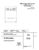 COVER Diagram and Parts List for FPF303BWA  Frigidaire Range