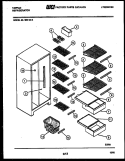 Part Location Diagram of 5303207490 Frigidaire END CAP-SHELF