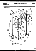 CABINET PARTS Diagram and Parts List for FPCI19TIFF2  Frigidaire Refrigerator