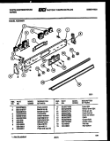 CONTROL PANEL Diagram and Parts List for KS540NKW1  Frigidaire Range