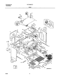 BODY Diagram and Parts List for PLCF489CCC  Frigidaire Range