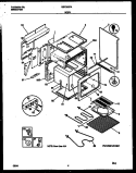 BODY Diagram and Parts List for GEF300PADA  Gibson Range