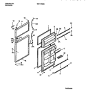 Part Location Diagram of 215915539 Frigidaire HANDLE-DOOR