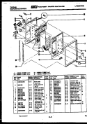 CONTROL PANEL Diagram and Parts List for 77-4957-66-01  Tappan Range
