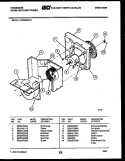AIR HANDLING PARTS Diagram and Parts List for FAC086P7B1  Frigidaire Air Conditioner