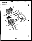 SHELVES AND SUPPORTS Diagram and Parts List for GTL175CH0  Uni Refrigerator