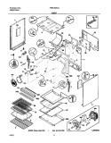 BODY Diagram and Parts List for FGFL88ACA  Frigidaire Range
