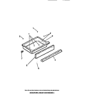 STORAGE DRAWER Diagram and Parts List for REGS36BCW2  Frigidaire Wall Oven