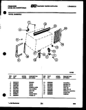 CABINET AND INSTALLATION PARTS Diagram and Parts List for AR09ME5L2  Frigidaire Air Conditioner