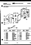 ELECTRICAL PARTS Diagram and Parts List for AR28NS5F1  Frigidaire Air Conditioner