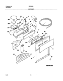 DISPENSER Diagram and Parts List for FRS26F5AQ4  Frigidaire Refrigerator