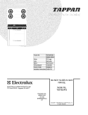 COVER Diagram and Parts List for TGF602PGW3  Tappan Range