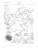 BODY Diagram and Parts List for PLEFZ398GCA  Frigidaire Range