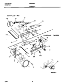 CONTROLS Diagram and Parts List for FRS20QRCD6  Frigidaire Refrigerator