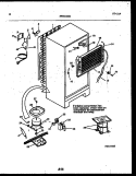 SYSTEM AND AUTOMATIC DEFROST PARTS Diagram and Parts List for RT179NCH0  Frigidaire Refrigerator