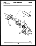 BLOWER AND DRIVE PARTS Diagram and Parts List for 47-2251-23-05  Tappan Dryer